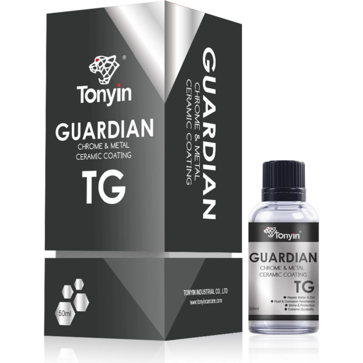 Tonyin Guardian Chrome & Metal Ceramic Coating — metallikate, 50 ml