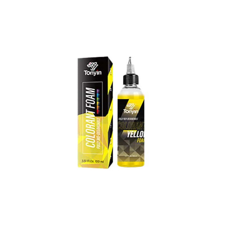Tonyin Colorant Foam Yellow — dzeltenais putu krāsas koncentrāts, 100 ml