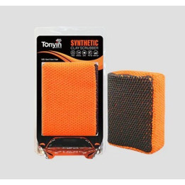 Tonyin Synthetic Clay Bar Block — sintētisks virsmu attīrīšanas bloks, 12,5 × 9,5 × 4 cm