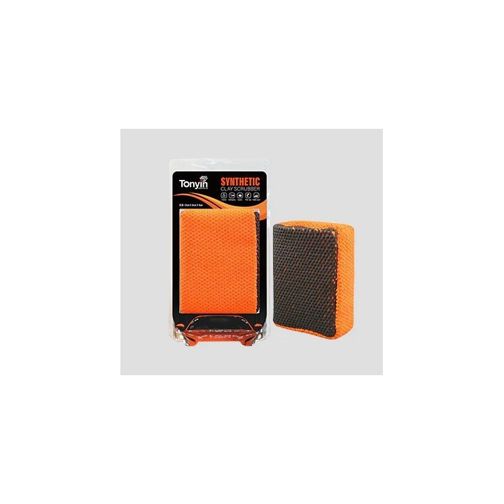 Tonyin Synthetic Clay Bar Block — sintētisks virsmu attīrīšanas bloks, 12,5 × 9,5 × 4 cm