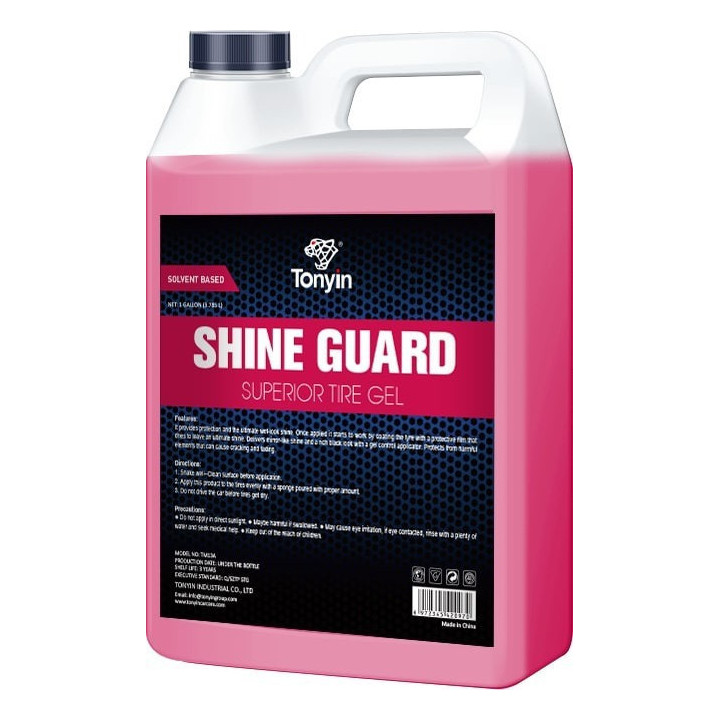 Tonyin High Gloss Tire Gel — lahustipõhine rehvigel, 4 l