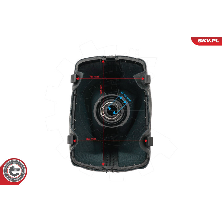 ESEN SKV 63SKV407 ручка КПП с чехлом — Audi A3 8L