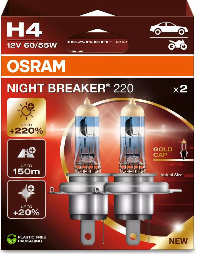 OSRAM NIGHT BREAKER 220 H4 —
