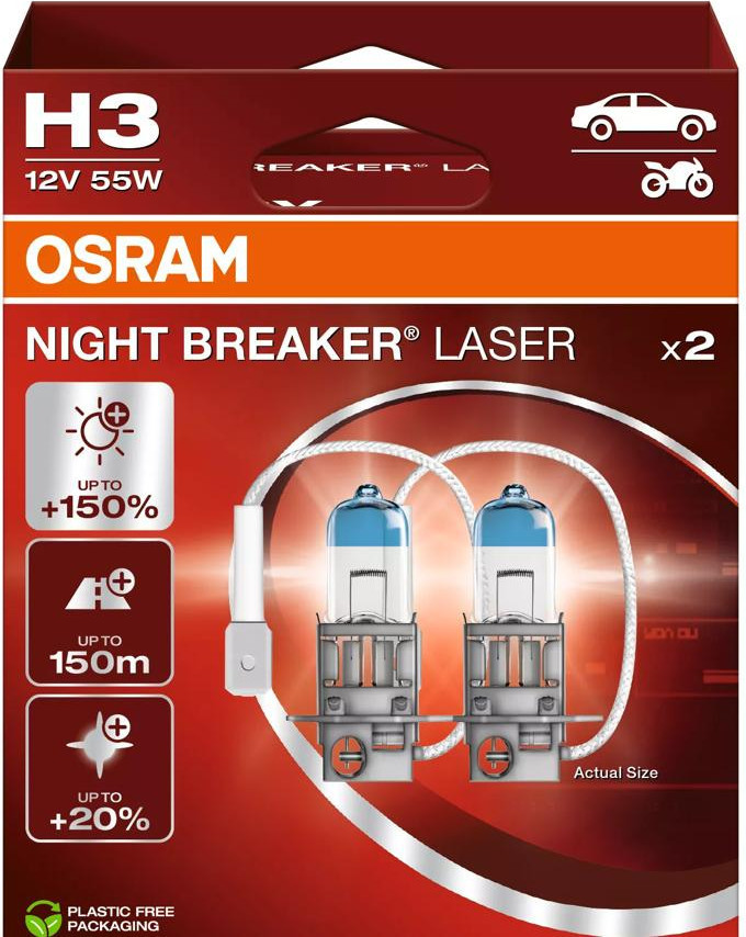 OSRAM NIGHT BREAKER LASER H3 —