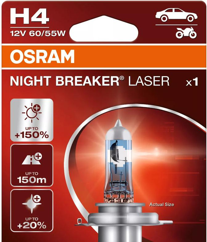 OSRAM NIGHT BREAKER LASER H4 —