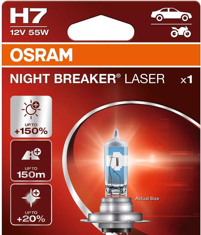OSRAM NIGHT BREAKER LASER H7 —