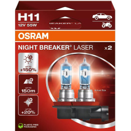 OSRAM NIGHT BREAKER LASER H11 — галогенная лампа головного света, 2 шт.