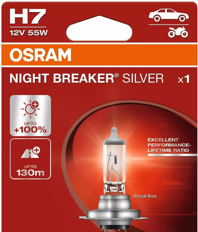 OSRAM NIGHT BREAKER SILVER H7 —