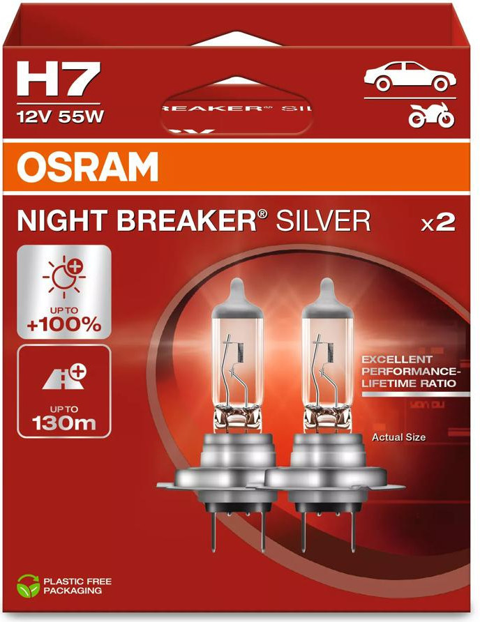 OSRAM NIGHT BREAKER SILVER H7 —