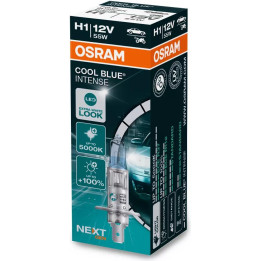 OSRAM COOL BLUE INTENSE H1 — halogeninė priekinio žibinto lemputė, 1 vnt.