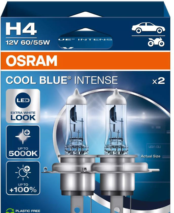 OSRAM COOL BLUE INTENSE H4 —