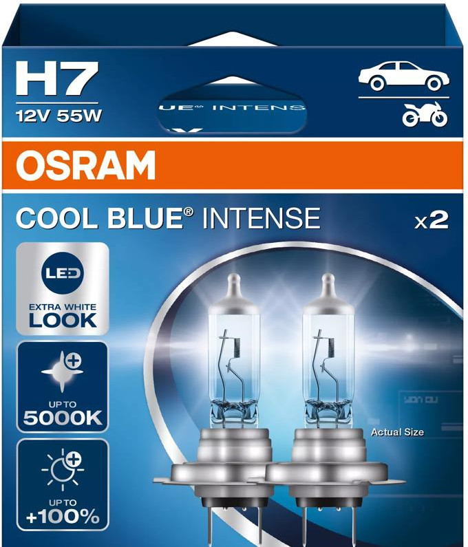OSRAM COOL BLUE INTENSE H7 —