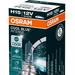 OSRAM COOL BLUE INTENSE H15 — halogen headlight bulb, 1 pc