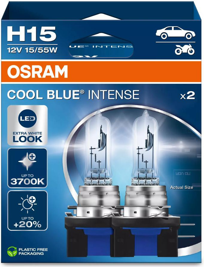 OSRAM COOL BLUE INTENSE H15 —