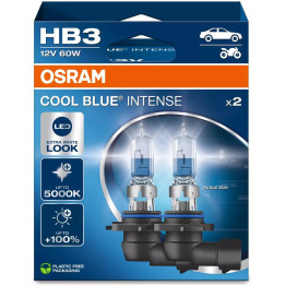 OSRAM COOL BLUE INTENSE HB3 — halogēnā priekšējo lukturu spuldze, 2 gab.