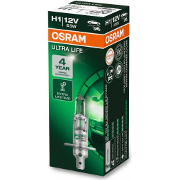 OSRAM ULTRA LIFE H1 — галогенная лампа головного света, 1 шт.