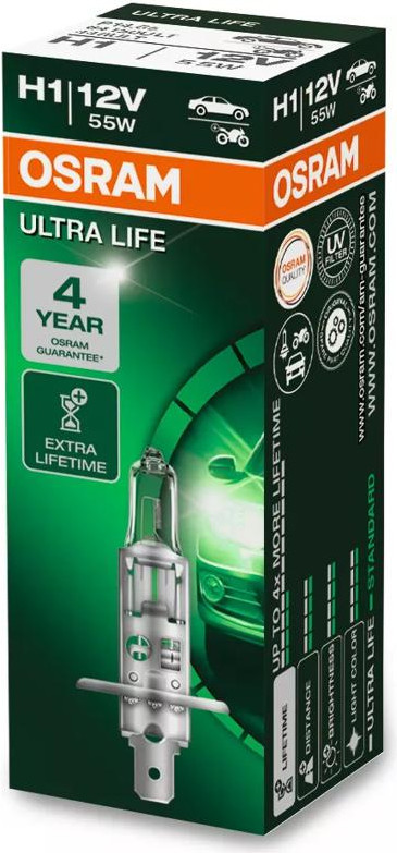 OSRAM ULTRA LIFE H1 — halogēnā