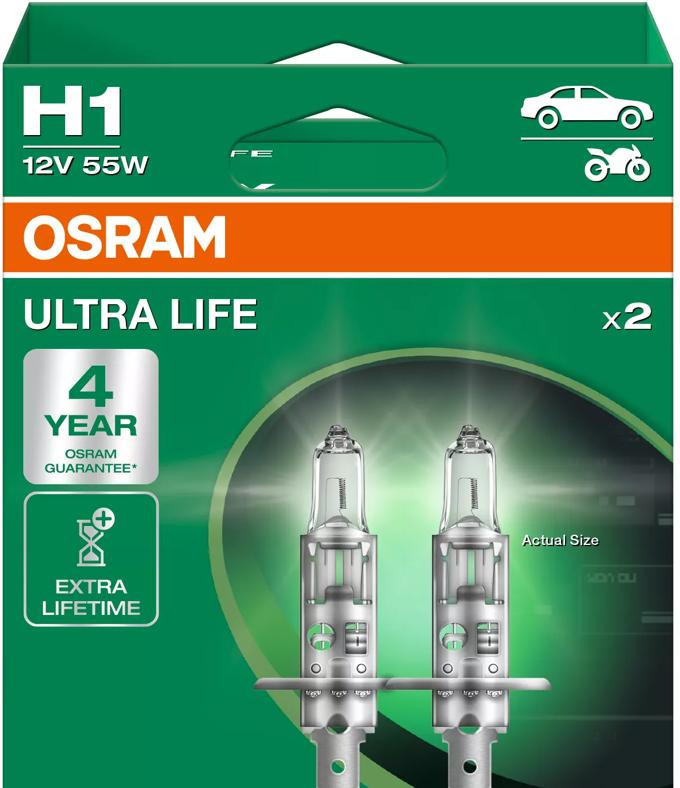 OSRAM ULTRA LIFE H1 — halogēnā