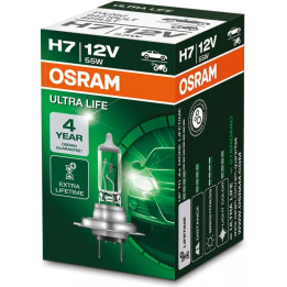 OSRAM ULTRA LIFE H7 — halogēnā priekšējo lukturu spuldze, 1 gab.