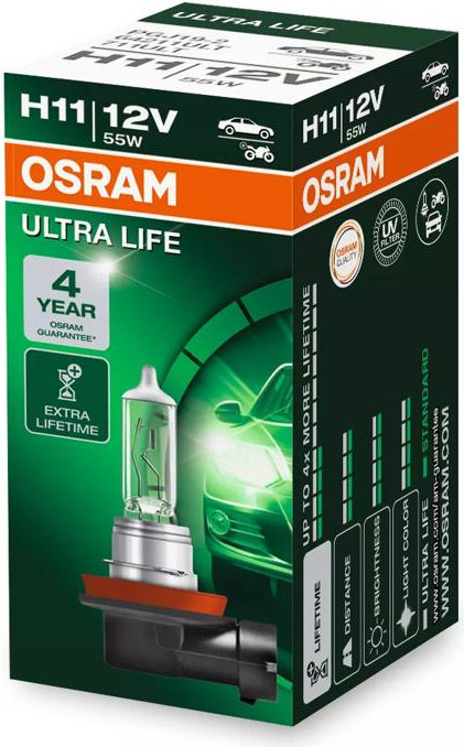 OSRAM ULTRA LIFE H11 — halogēnā