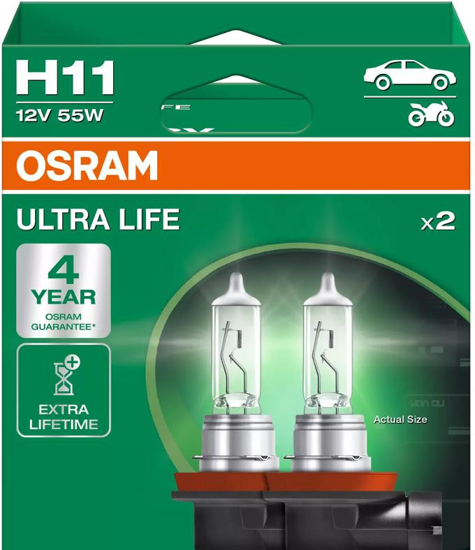 OSRAM ULTRA LIFE H11 — halogēnā