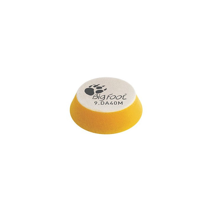 RUPES BigFoot D-A FINE Yellow Foam Polishing Pad — 9.DA40M