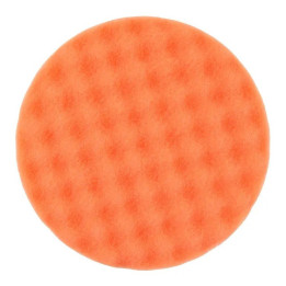 Mirka Polishing Foam Pad, Orange Waffle, 150 × 25 mm, 2/Pack — 7993615021