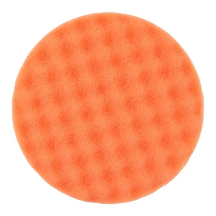 Mirka Polishing Foam Pad, Orange Waffle, 150 × 25 mm, 2/Pack — 7993615021