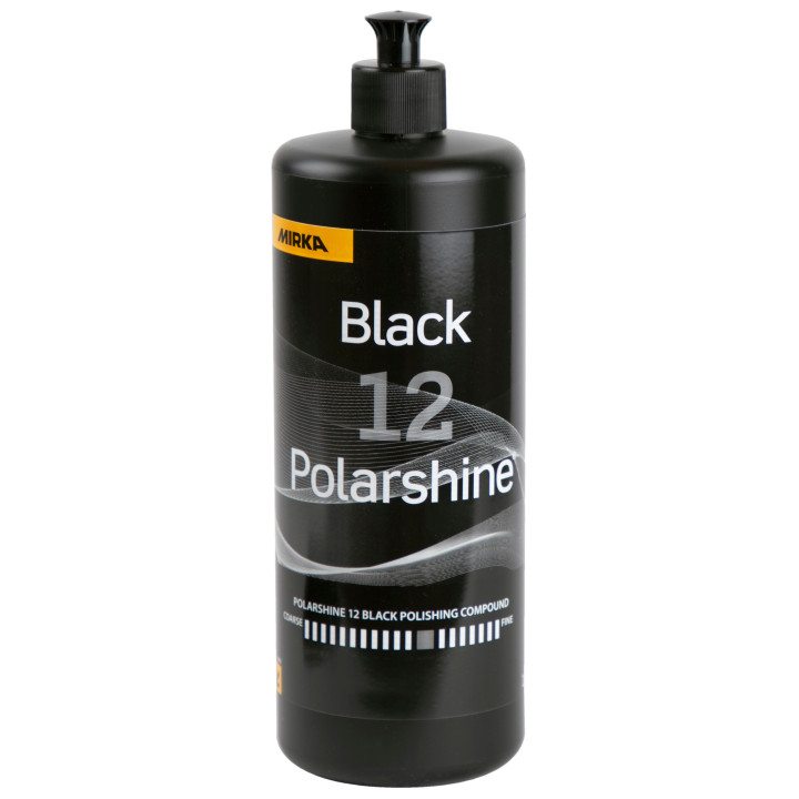 Mirka Polarshine 12 Black smulkioji poliravimo pasta tamsiems paviršiams – 1 L — 7991210111B