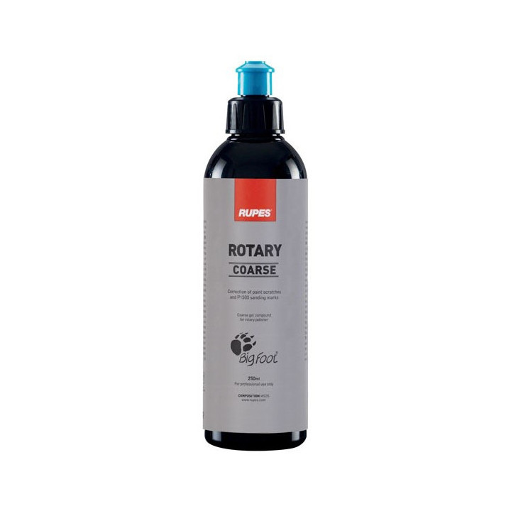RUPES ROTARY COARSE Polishing Compound, 250 ml — SKU 9.BRCOARSE250