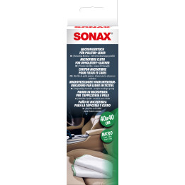 SONAX Microfibre Cloth for Upholstery and Leather, 40 × 40 cm, 1 pc — article 04168000