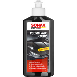 SONAX Polish+Wax Color Black полироль-воск для чёрного ЛКП, 250 мл — article 02961410