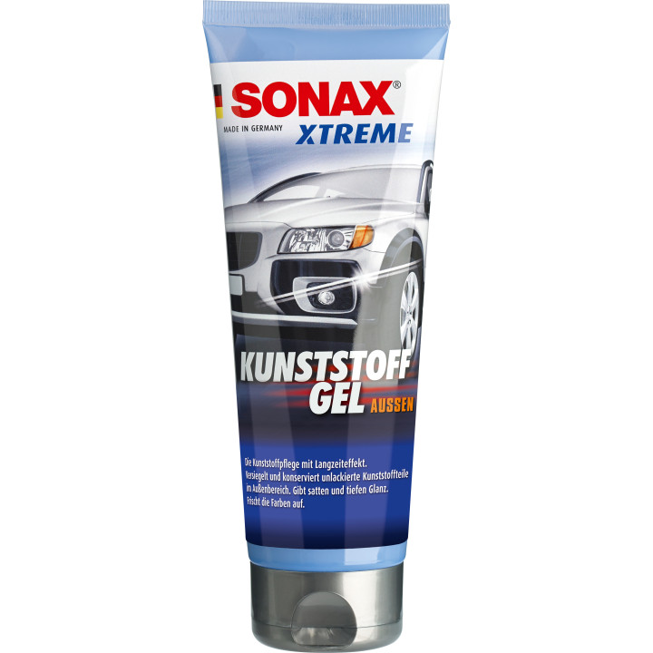SONAX XTREME išorės plastiko atkūrimo gelis, 250 ml — article 02101410