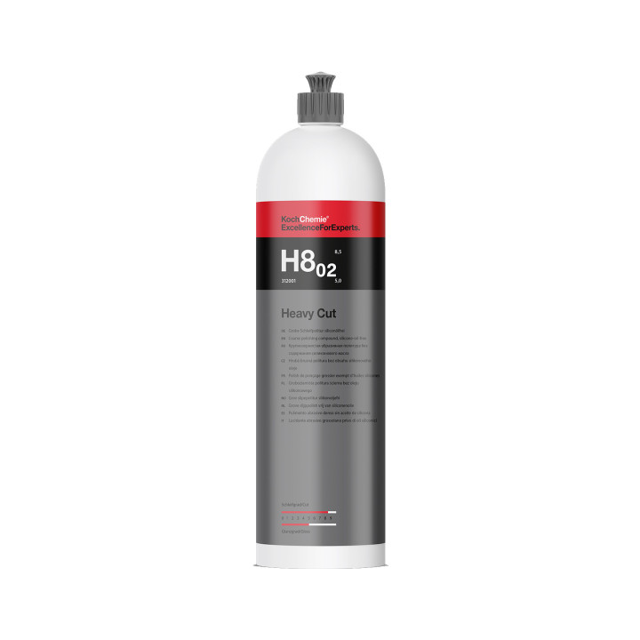 Koch-Chemie Heavy Cut H8.02 — stambiagrūdė poliravimo pasta, 1 l