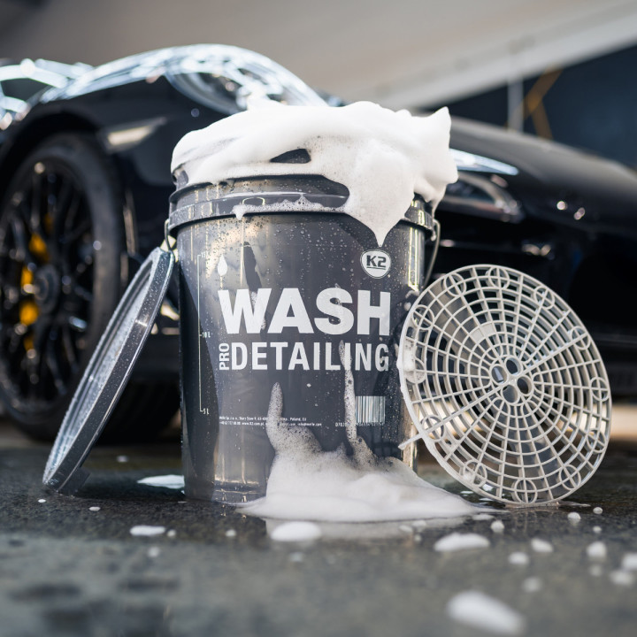 K2 Detailing Bucket WASH — wash bucket, 20 L
