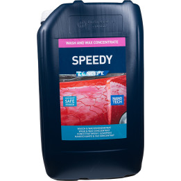 Concept Speedy Nano Wash & Wax — vähese vahuga pesu- ja vahšampoon, 5 l / 25 l — 25 l