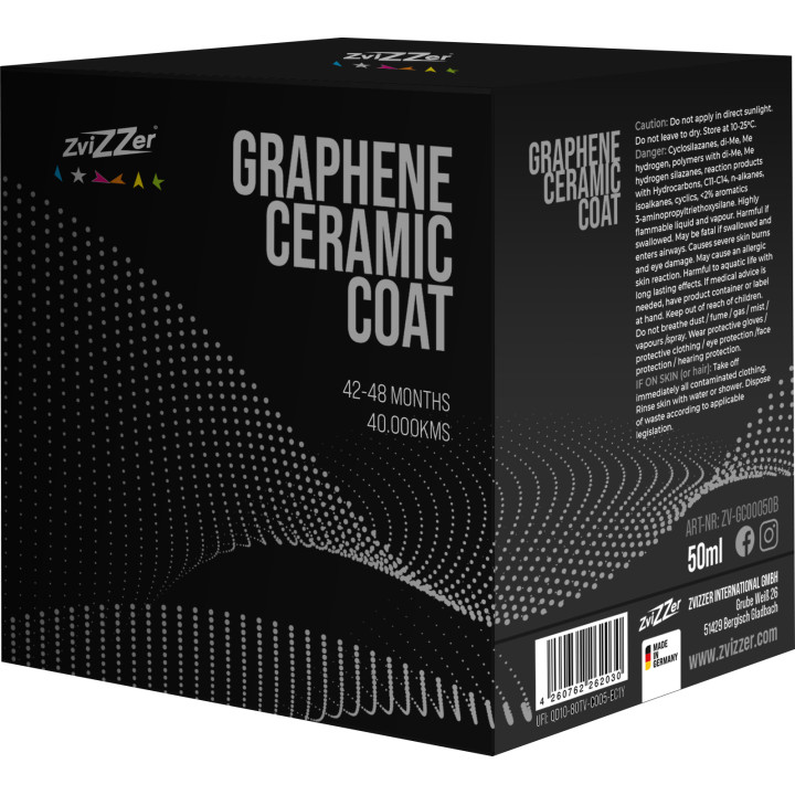 ZviZZer Graphene Ceramic Coat — grafeenkeraamiline pinnakate, 50 ml