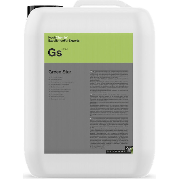 Koch-Chemie Green Star — šarminis universalus valiklis, 11 kg