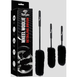 Tonyin Wheel Brush Set — ratų valymo šepečių rinkinys, 3 vnt.