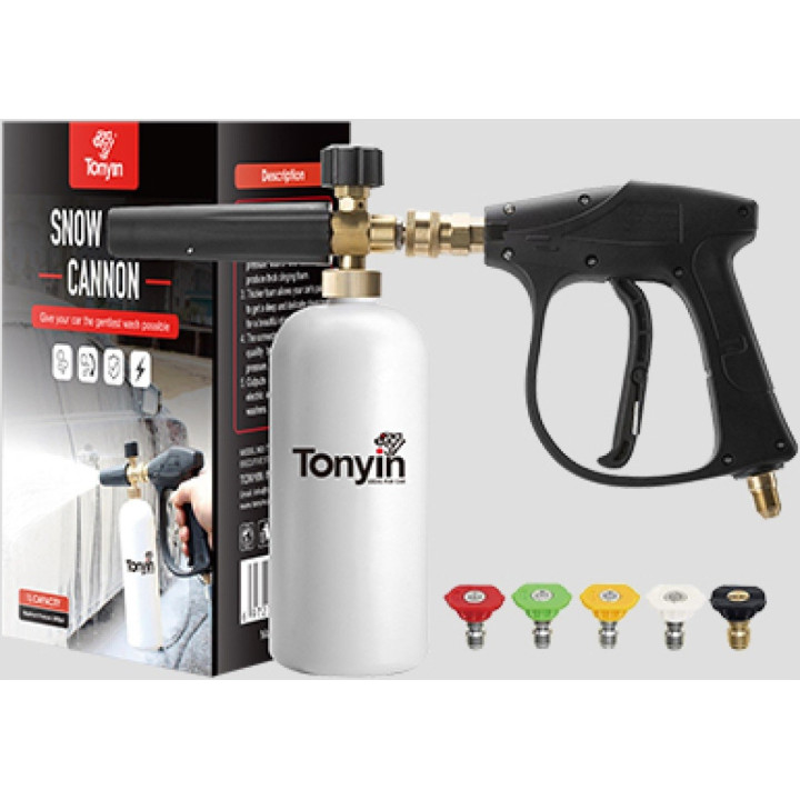 Tonyin TT02C — aukšto slėgio putų pistoleto rinkinys, 1 l