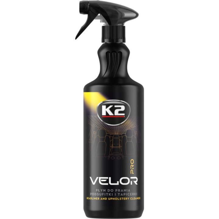 K2 Velor Pro — очиститель текстильной обивки и потолка, 1 л