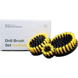 Koch-Chemie Drill Brush Set Medium — vidējas cietības urbja birstu komplekts