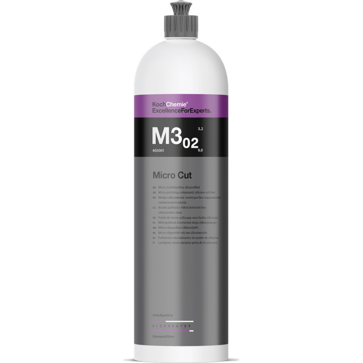 Koch-Chemie Micro Cut M3.02 — hologrammivastane poleerimispasta, 250 ml