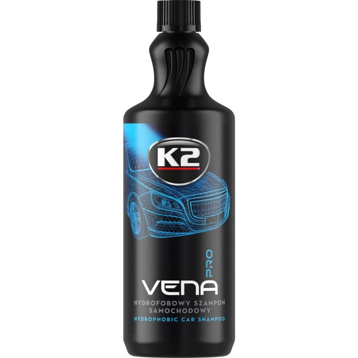 K2 Vena Pro — Hydrophobic Car Shampoo Concentrate, 1 L
