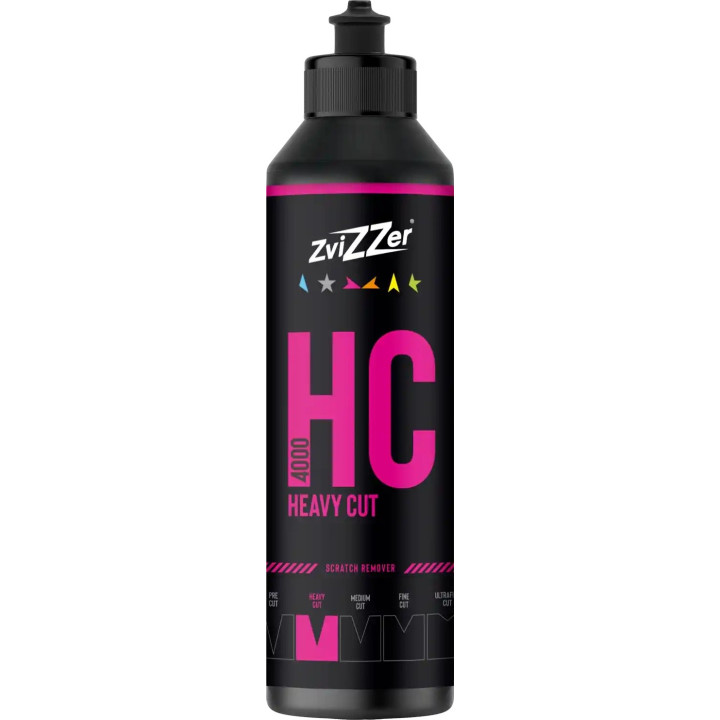 ZviZZer HC 4000 — stipraus pjovimo įbrėžimų šalinimo pasta, 250 ml