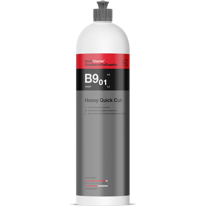 Koch-Chemie Heavy Quick Cut B9.01 — tugeva lõikega poleerimispasta, 1 l